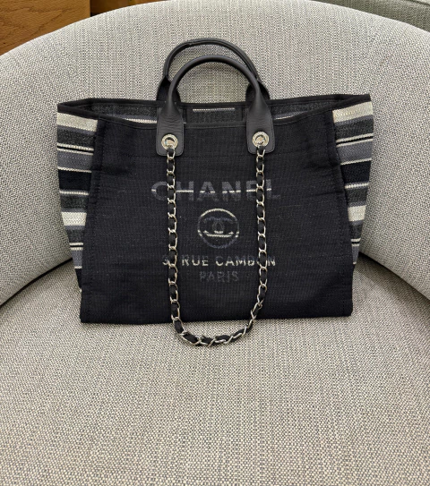 Bolsa Chanel Deauville Preta - comprar online
