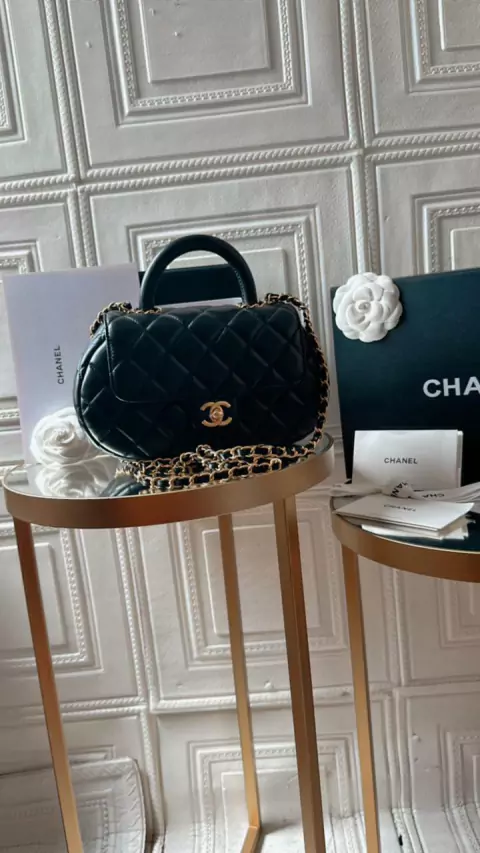 Bolsa Chanel Pequena Preta Italiana