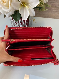 Carteira Gucci Soho Vermelha Italiana - loja online