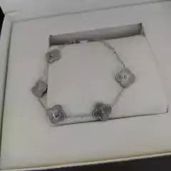 Pulseira Van Cleef Prata Italiana