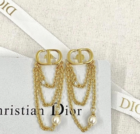 Brinco Dior Dourado Italiana