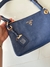 Bolsa Prada Tessuto Hobo Azul Marinho com alça longa Italiana - Bolsas e Grife