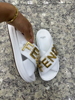 Sandália Fendigraphy Branca Italiana - comprar online