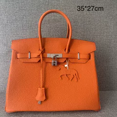 Bolsa Hermes Birkin 35 Laranja Italiana - comprar online
