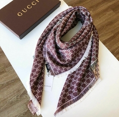 echarpe gucci dupla face italiana