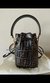 Bolsa Fendi Mini Saco Mon Tresor Marrom Italiana