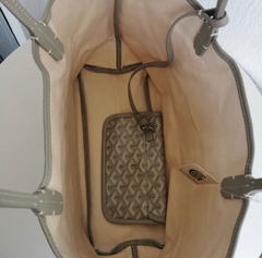 Bolsa Goyard St Louis Média Cinza Claro Italiana - loja online