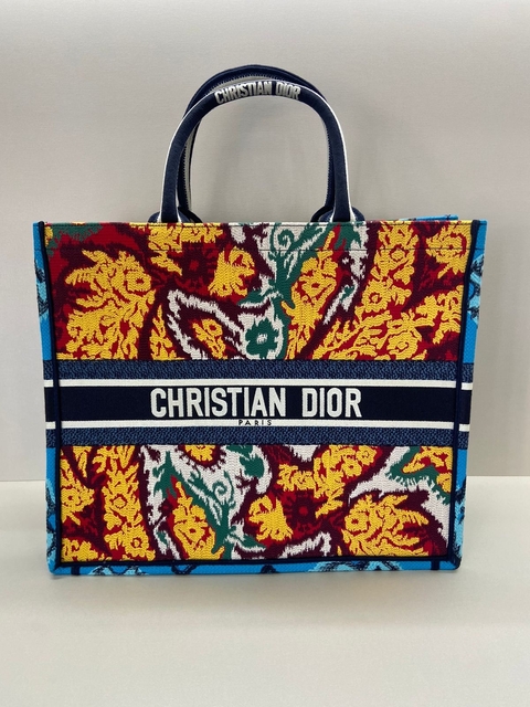 Bolsa Dior Book Tote Estampada Italiana