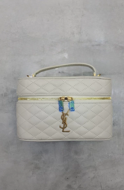 Bolsa Necessaire YSL Gaby Off White - comprar online