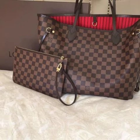 Bolsa Louis Vuitton Neverfull Mm Damier Ebene Italiana