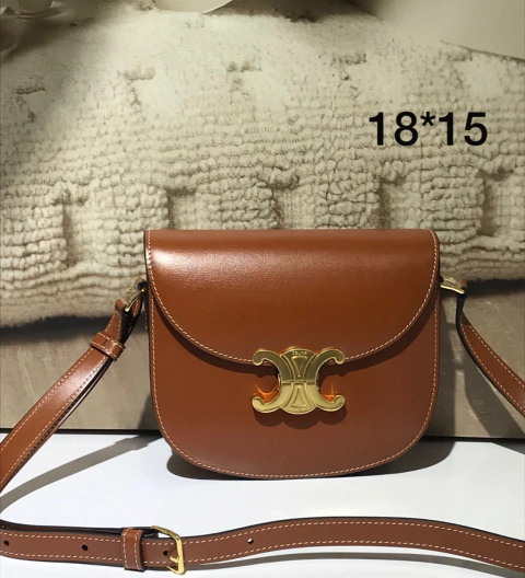 Bolsa Teen Besace Triomphe Celine Caramelo Italiana