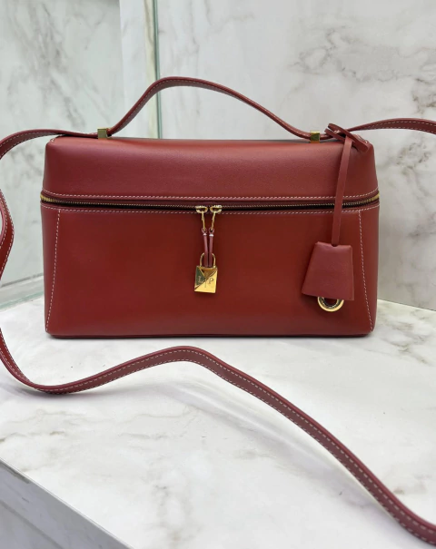 Bolsa Loro Piana Extra Pocket L27 Vermelho - comprar online