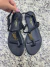 Rasteira YSL Preta Italiana - comprar online