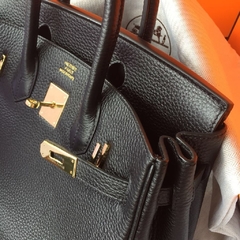 Bolsa Hermes Birkin 25 Preta Italiana - Bolsas e Grife