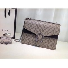 Bolsa Gucci Dionysus Grande Preta Italiana