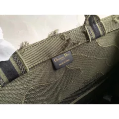 Bolsa Dior Book Tote Verde Camuflada - Bolsas e Grife