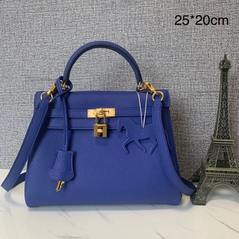 Bolsa Kelly 25 Azul Togo Italiana