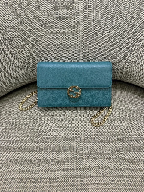 Bolsa Gucci Interlocking Azul - comprar online