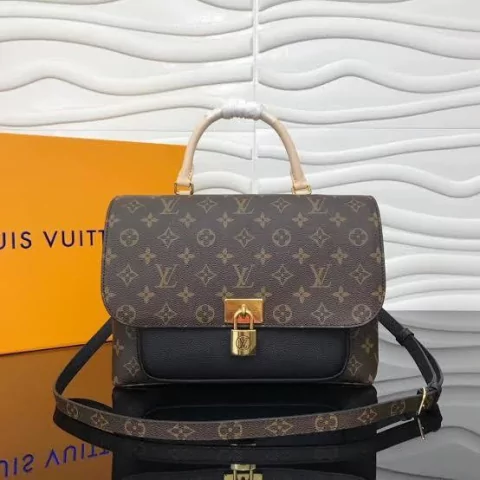 Bolsa Louis Vuitton Marignan Preta Italiana