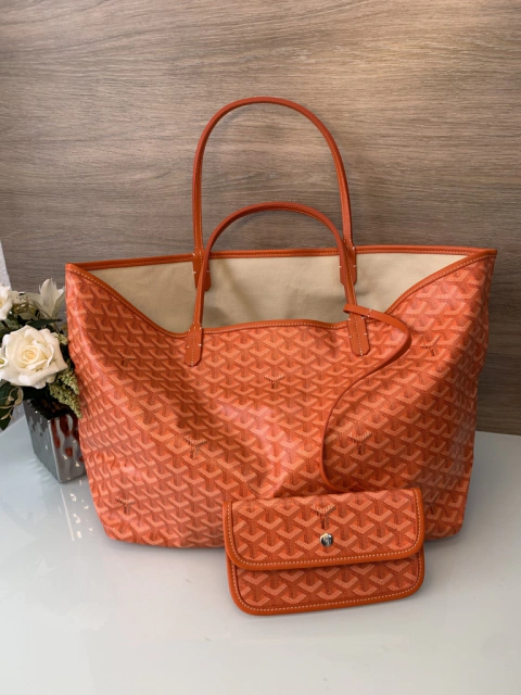 Bolsa Goyard St Louis Laranja Grande Italiana