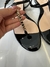 Rasteira Gucci Preta Italiana - comprar online
