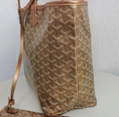 Bolsa Goyard St Louis Média Dourada Italiana na internet