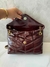 Bolsa YSL Loulou Puffer Vinho Bordô Italiana - loja online