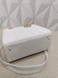 Bolsa Lady Dior Branca Média Italiana - loja online