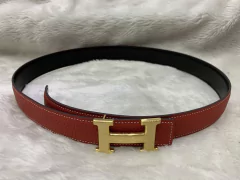 Cinto Hermès Vermelho Dupla Face - comprar online