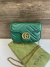 Bolsa Gucci Marmont Super Mini Verde Italiana - loja online