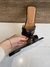 Rasteira Flat Hermes Preto Oran Italiana na internet