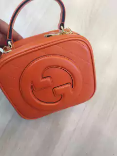 Bolsa Gucci Blondie Laranja Italiana