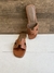Rasteira Flat Hermes Oran Caramelo italiana na internet