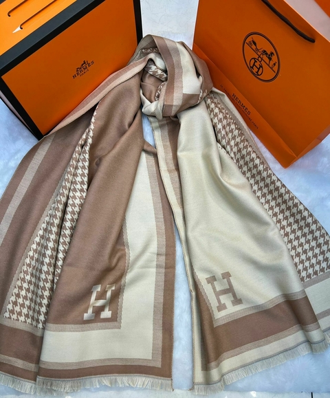 Cachecol Echarpe Cashmere Hermès Italiana