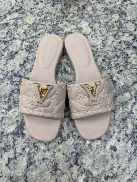 Flat Louis Vuitton Bege Italiana - comprar online