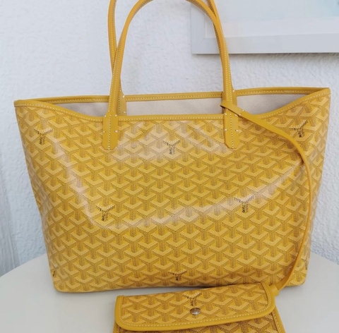 Bolsa Goyard St Louis Amarela Média Italiana