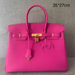 Bolsa Hermes Birkin 35 Pink Italiana