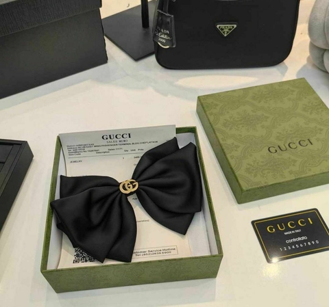 Presilha Laço de Cabelo Gucci Italiana