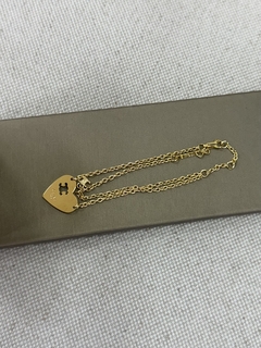 Pulseira Celine Dourada Italiana