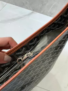 Bolsa Goyard Preta e Caramelo Italiana - comprar online