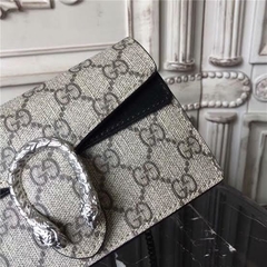 Bolsa Gucci Dionysus Super Mini GG Supreme Preto Italiana na internet