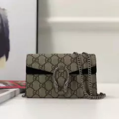 Bolsa Gucci Dionysus Super Mini GG Supreme Preto