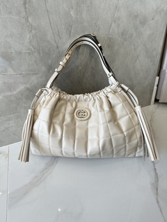 Imagem do Bolsa Tote Média Gucci Deco Branca Italiana