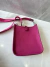 Bolsa Hermès Evelyne 16 Pequena Pink Italiana - loja online