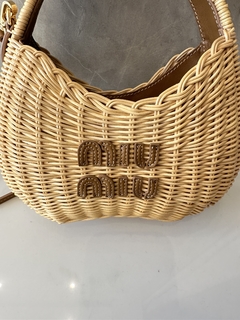 Bolsa Miu Miu Wander em Vime (Palha) Italiana - comprar online
