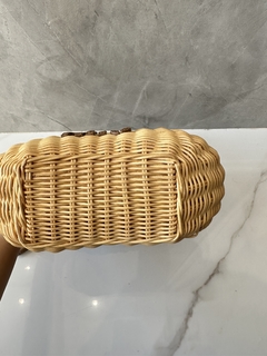 Bolsa Miu Miu Wander em Vime (Palha) Italiana - Bolsas e Grife
