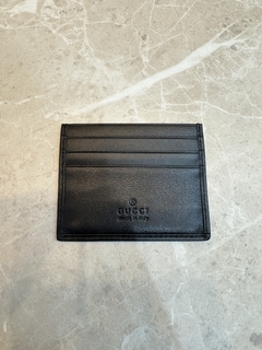 Porta Cartão Gucci Preto Italiana na internet