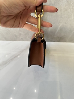 Bolsa VLTN Locò Caramelo Pequena Italiana na internet