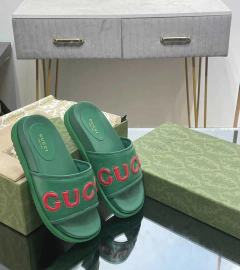 Chinelo Slide Gucci Verde Italiana