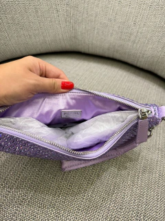 Bolsa Prada Crystal Triangle Roxa - comprar online